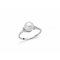 Anello Miluna Donna in Oro bianco Perla 0 Ct PLI1665 - PLI1665